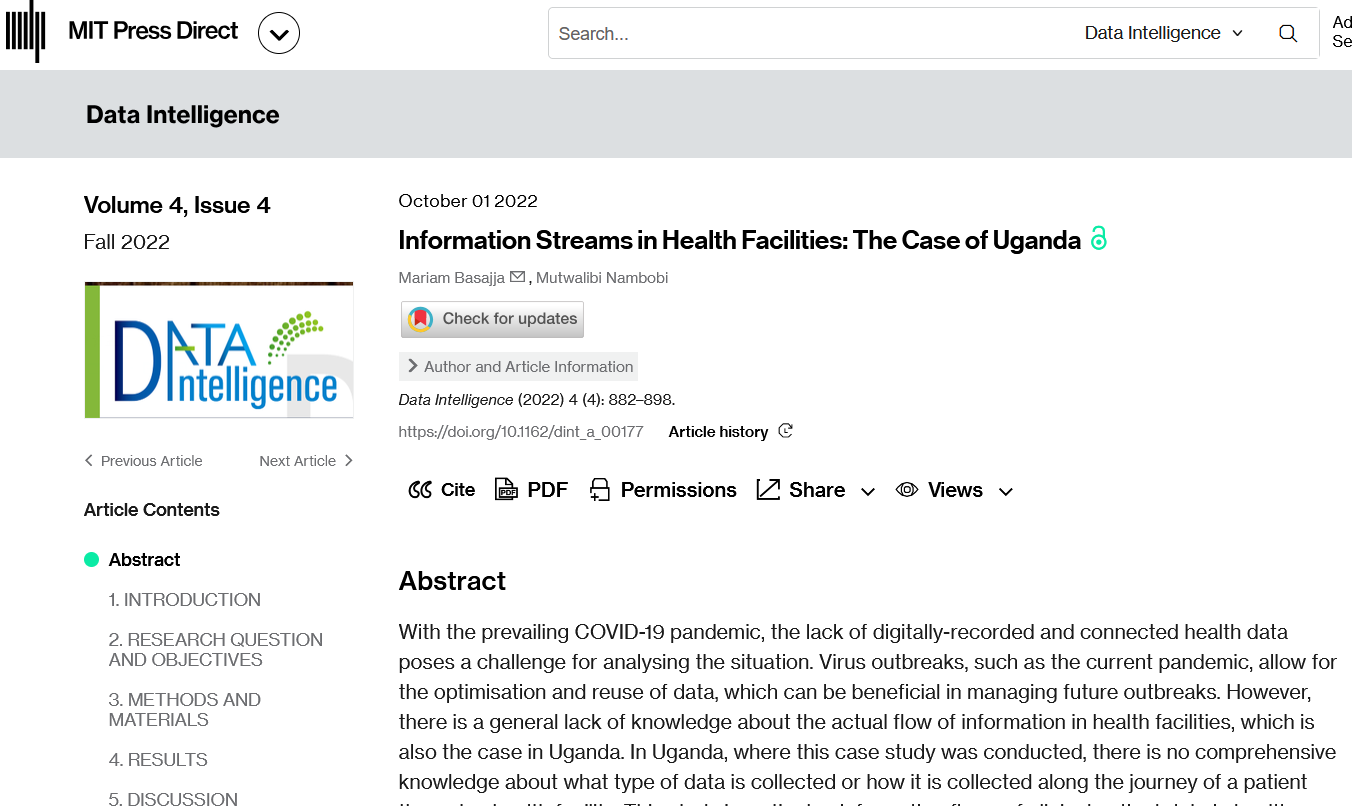 The FAIR data article in Data Intelligence, MIT Press